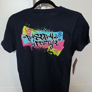 Baseball Lifestyle Kids Tee - Navy